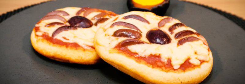 Mini Pizzas de Aranha