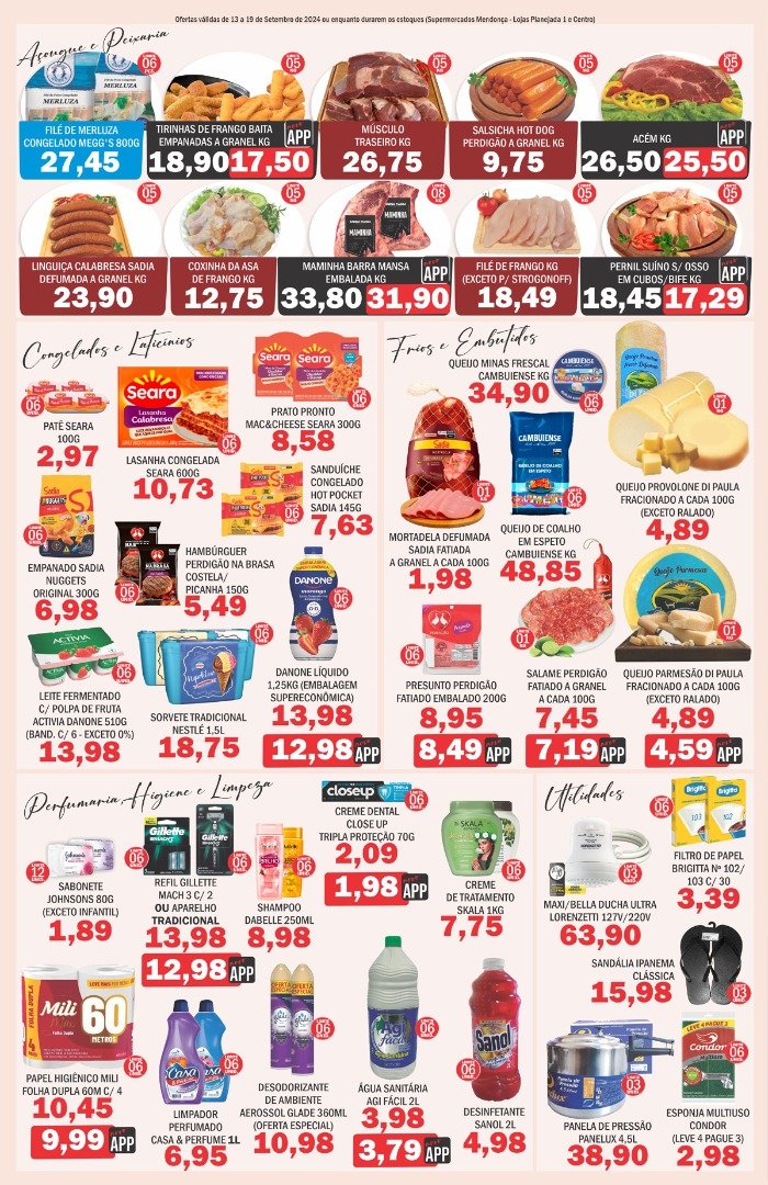 Supermercados Mendonça Ofertas Especiais - Semana do Cliente 