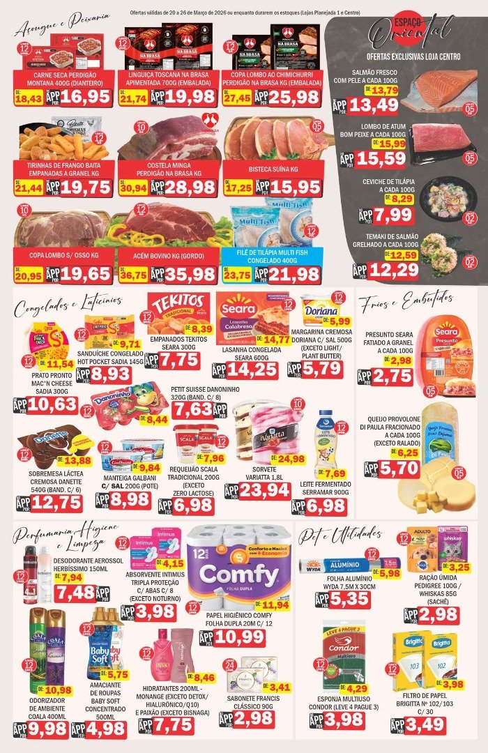 Supermercados Mendonça: Ofertas de 20 a 26 de Março de 2026