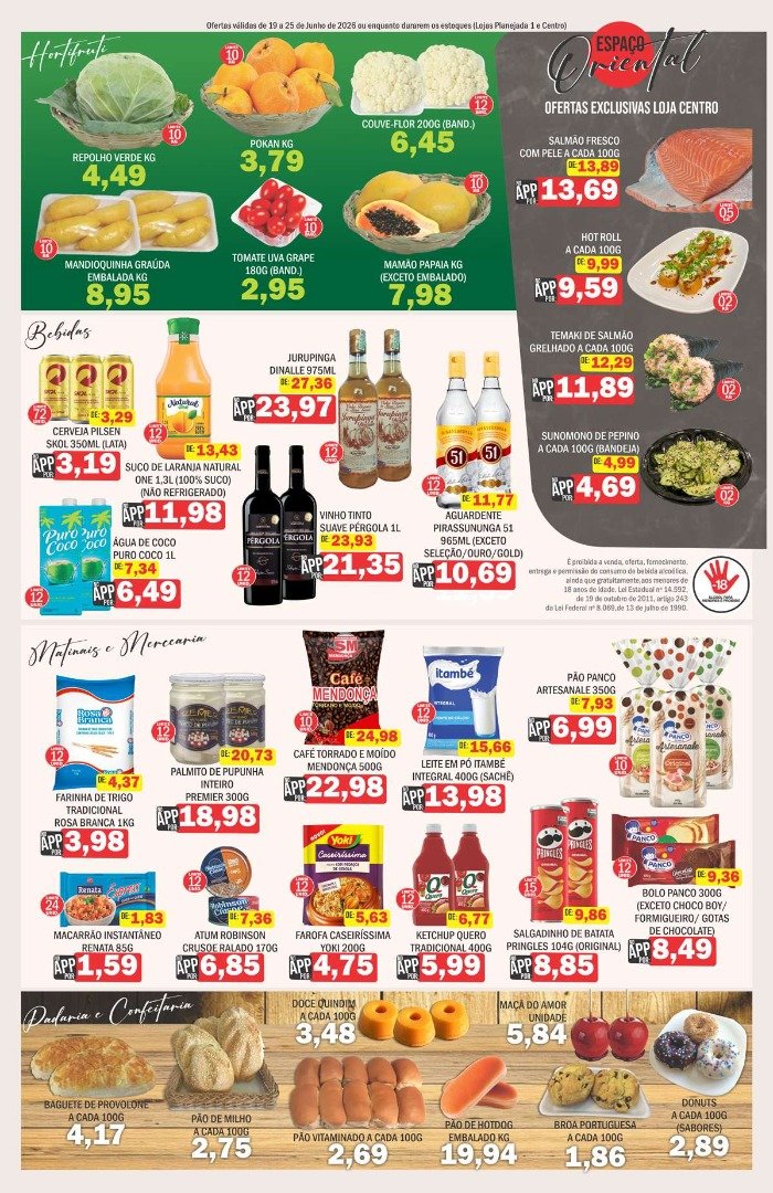 Supermercados Mendonça - Ofertas válidas de 19 a 25 de Julho de 2026