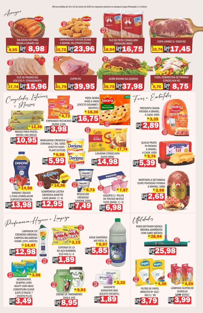 Supermercados Mendonça - Ofertas válidas de 19 a 25 de Julho de 2026
