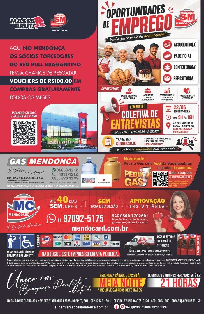 Supermercados Mendonça - Ofertas válidas de 19 a 25 de Julho de 2026